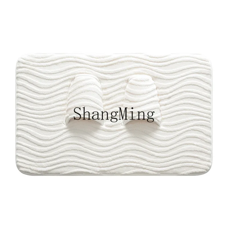 

PYH new product wavy door floor mat, living room carpet, bathroom door floor mat, bathroom suction non-slip