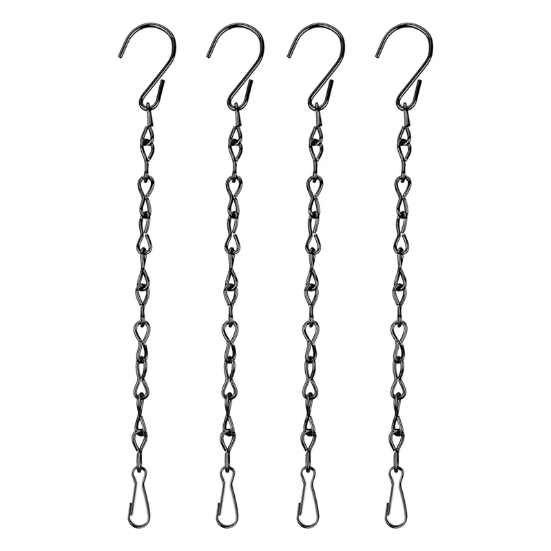 AWAH Hanging Plant Chain, Black Chain For Hanging Bird Feeders Planters Lanterns Baskets Billboards Wind Chimes Ornaments