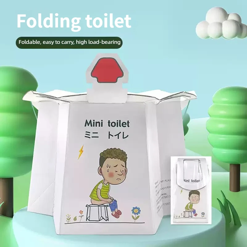 

Disposable Portable Travel Potty Kids Toddler Seat Folding Lightweight Training Toilet Compact Baby Car Emergency Urinal Box