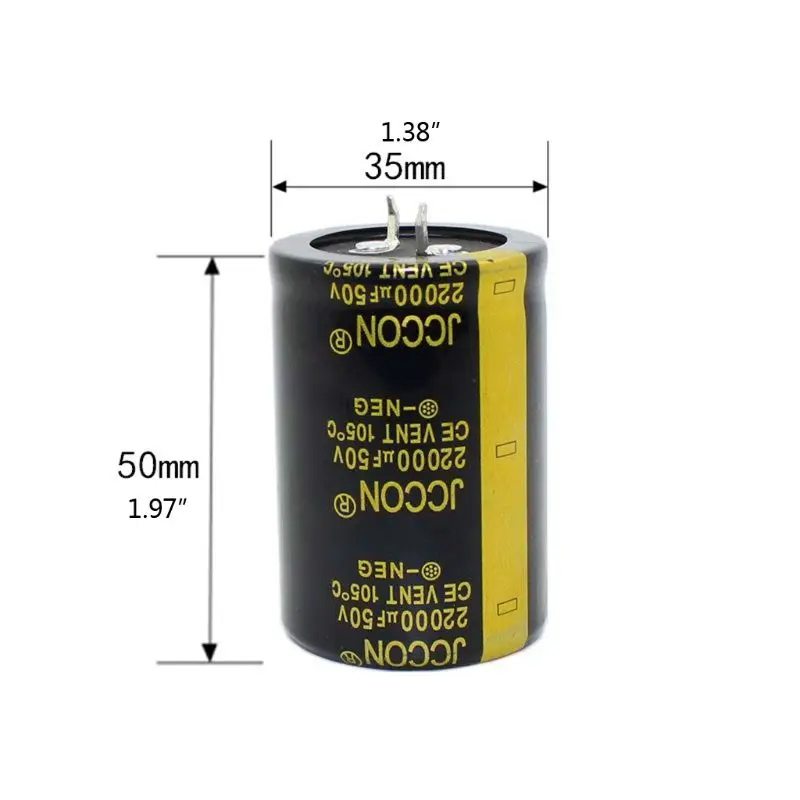 Aluminium-Elektrolytkondensator 50V 22000uF für Sound-Equipment-LED-Licht