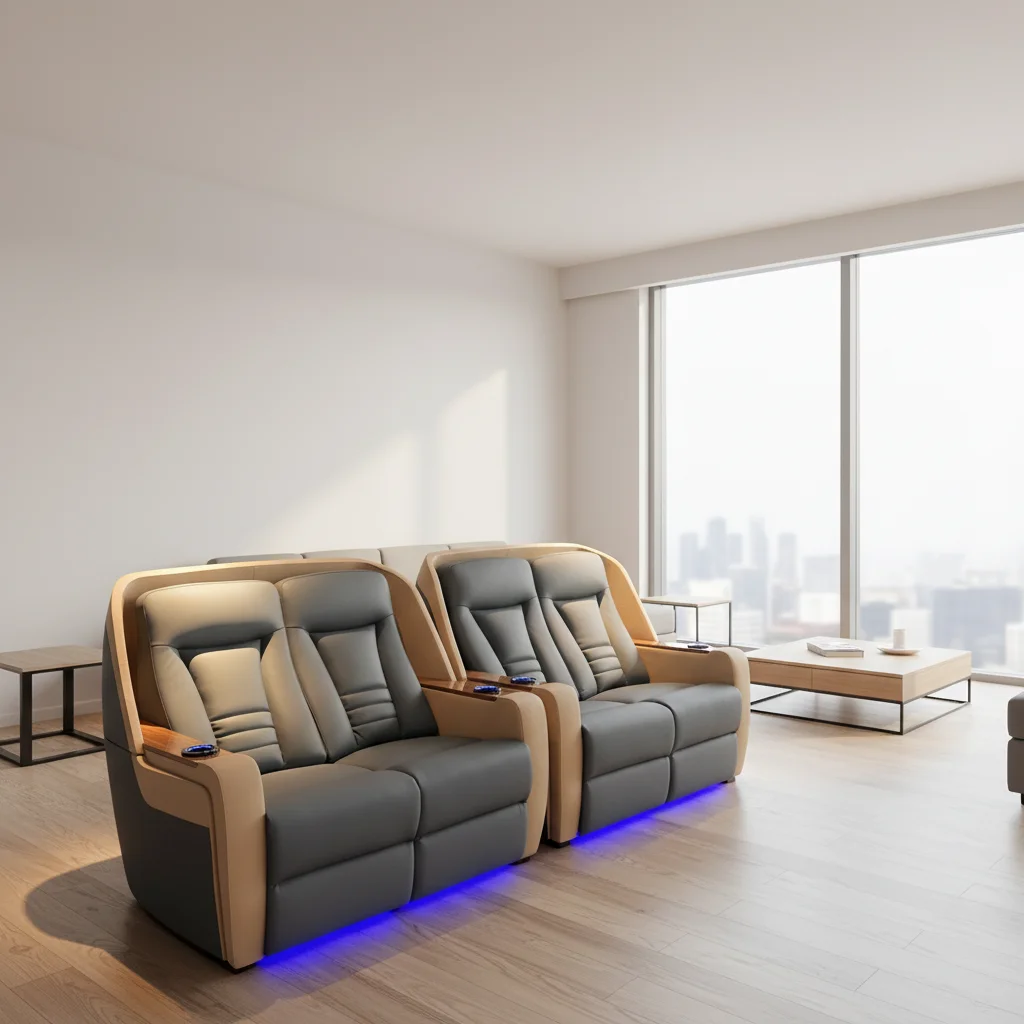 Home Cinema Recliner Chairs - Fauteuil inclinable électrique de cinéma maison