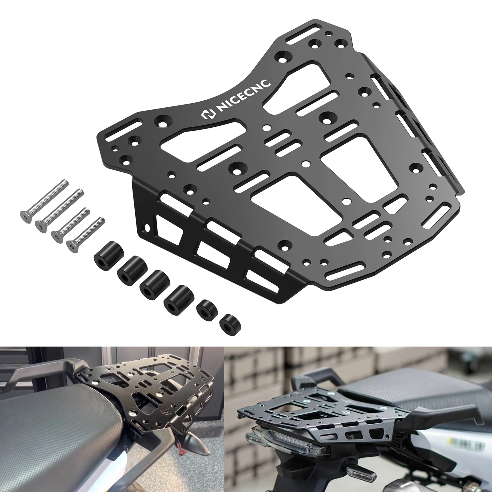 For 2022-2024 Husqvarna Norden 901 Luggage Rack Reckless Bags Strapping Bracket for Husq Norden 901 Top Case Mount Bracket