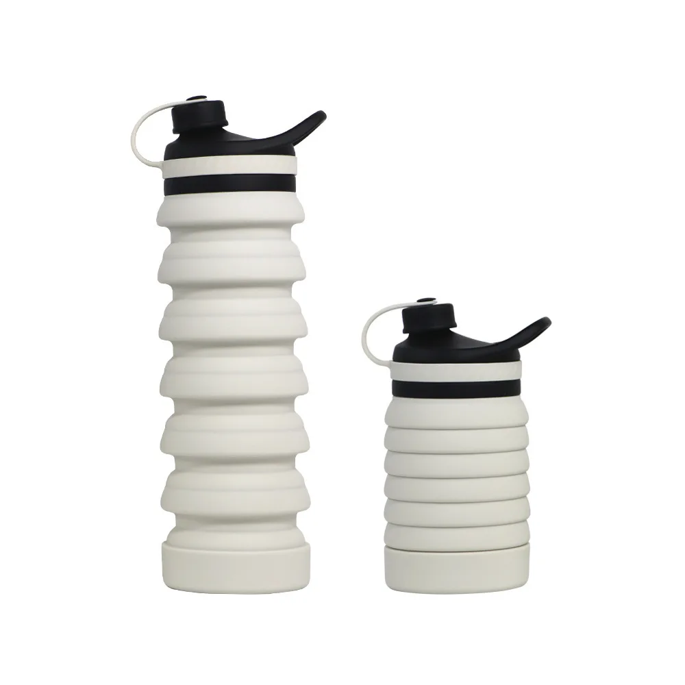 

Large Capacity Outdoor Travel Portable and Multifunctional Foldable Silicone Sports Water Bottle