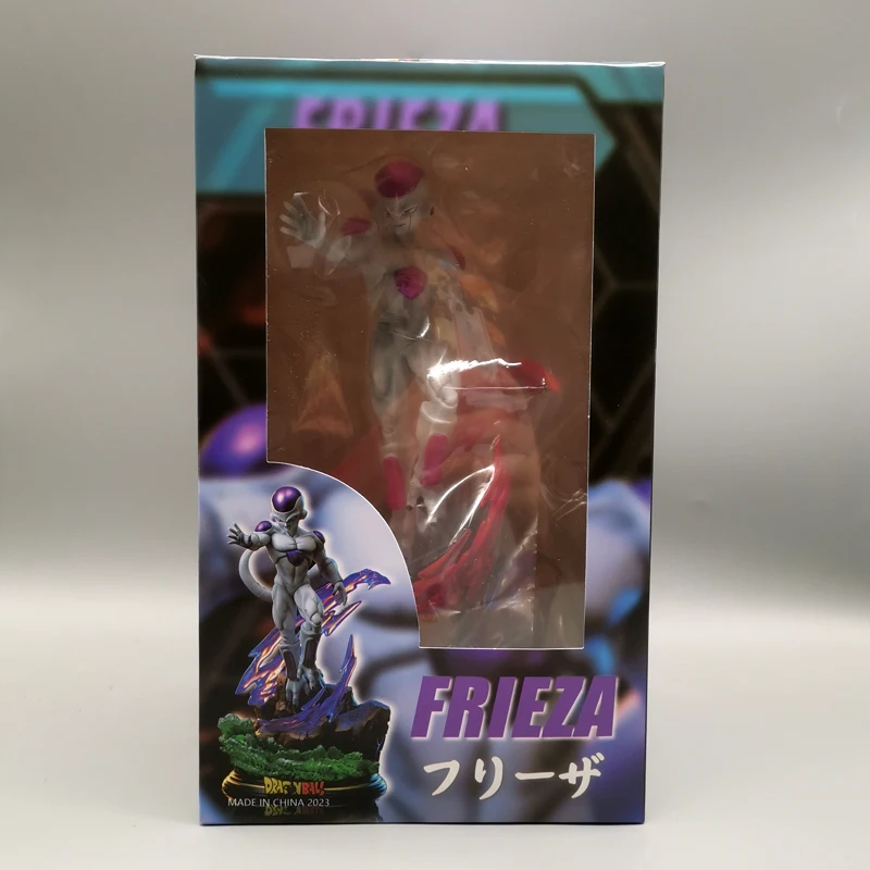 Dragon Ball Figures Frieza Anime Figure forma finale Frieza Tyrannosaurus Freezer Action 25cm collezione Pvc modello bambola giocattoli regali