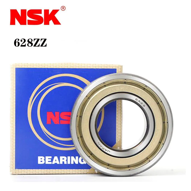 

Japan 100% Original NSK Deep Groove Ball Bearing 10Pcs 628ZZ 8*24*8mm ABEC-9 High Precision High Speed Metal Sealed Bearing