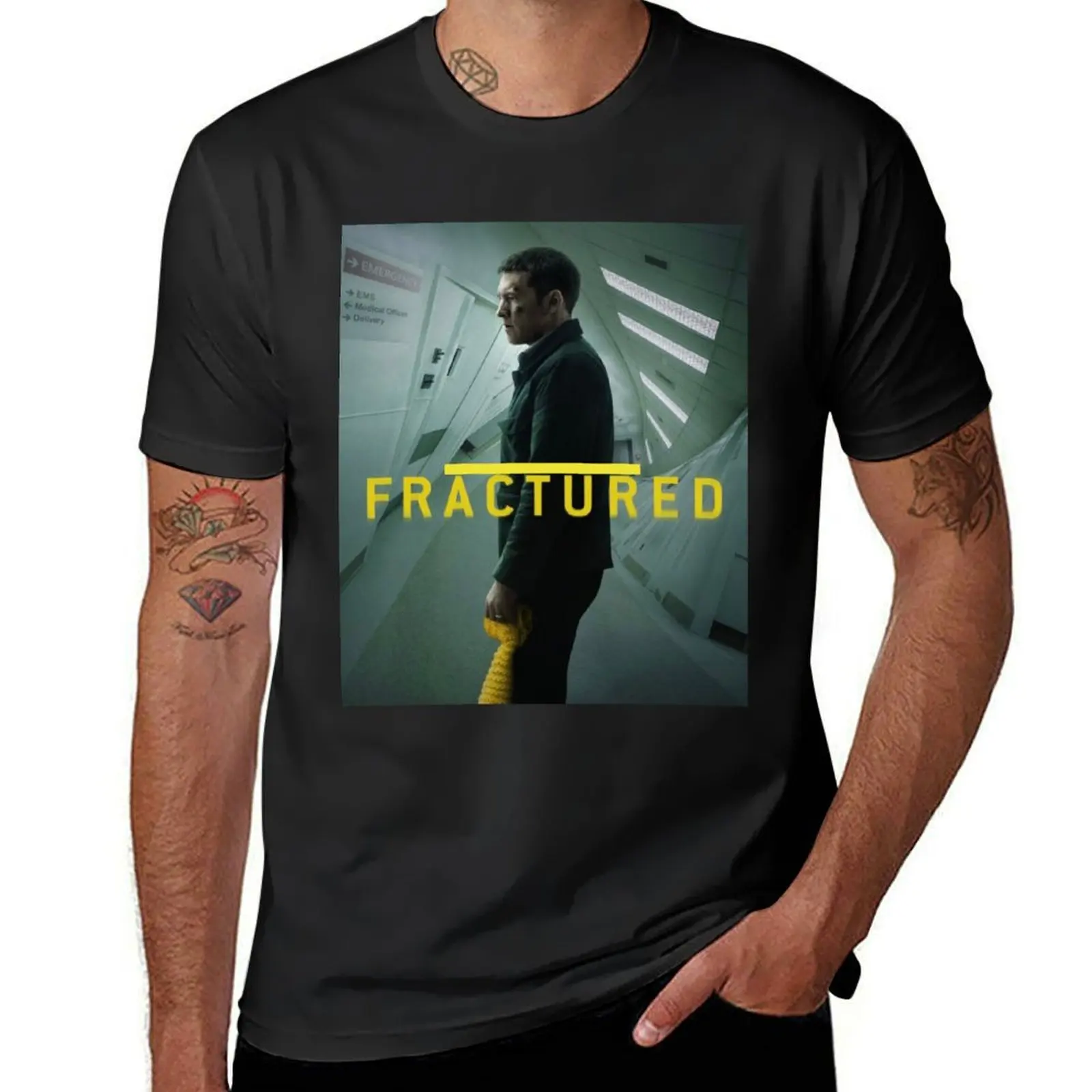 Fractured movie T-Shirt plain anime customs funnys men t shirts