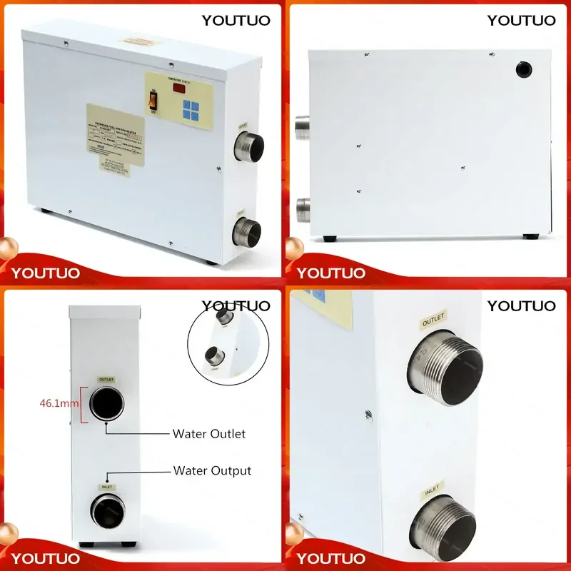 18KW 380V 50HZ Electric Pool Heater for Swimming Pool and Spa High Efficiency Water Heating System