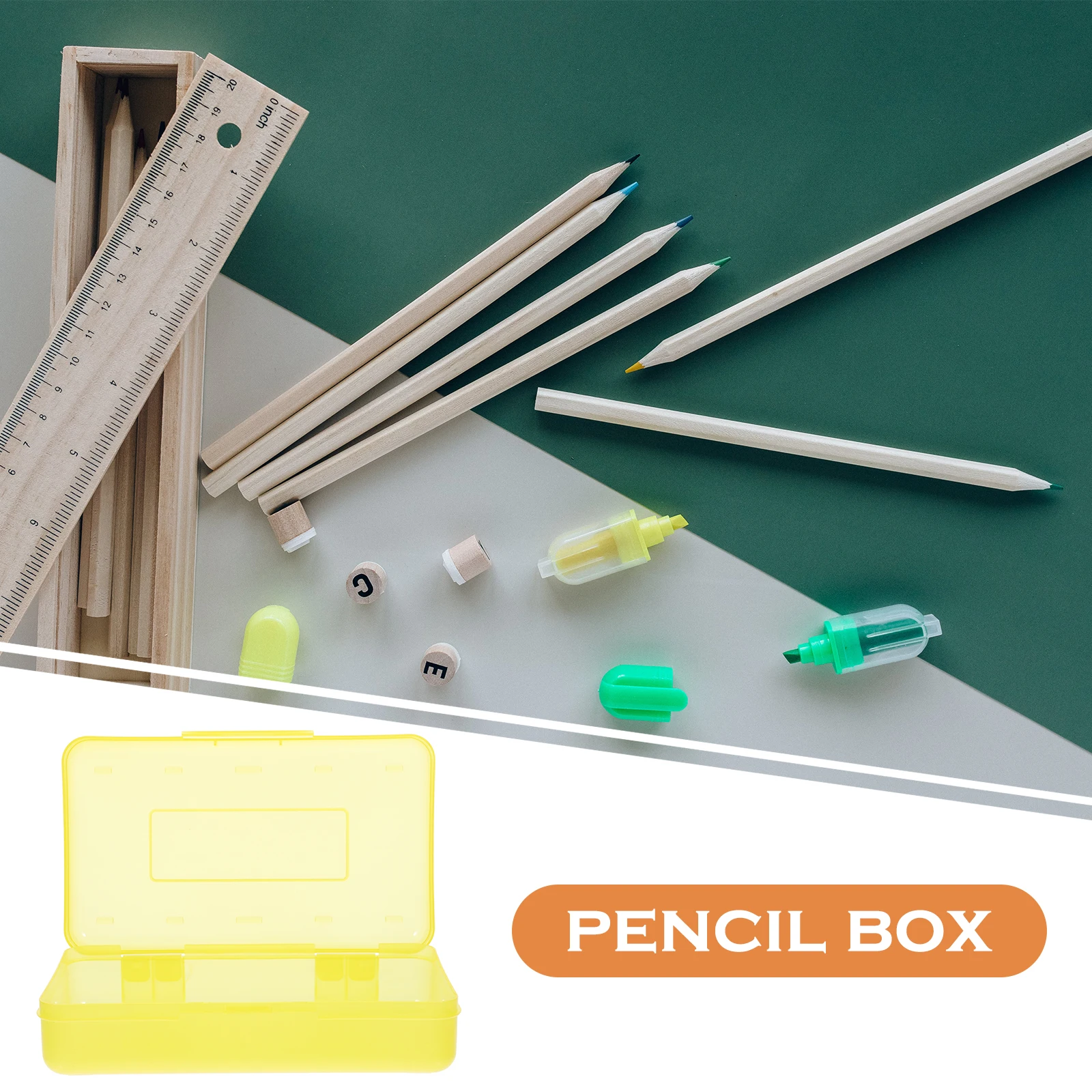 

Plastic Pencil Case Holder Organiser Cute Special Cases for Students Organize Lightweight Child