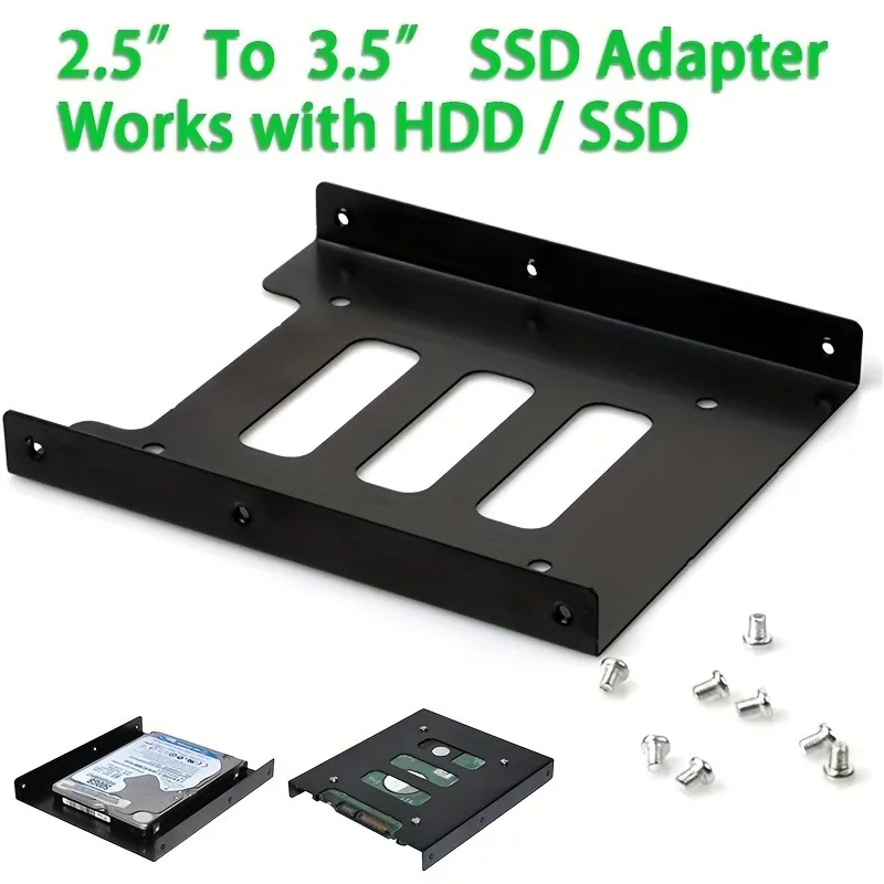 Tp 2.5 Inch Ssd Hdd Naar 3.5 Inch Metalen Montage Adapter Beugel Dock Harde Schijf Pc