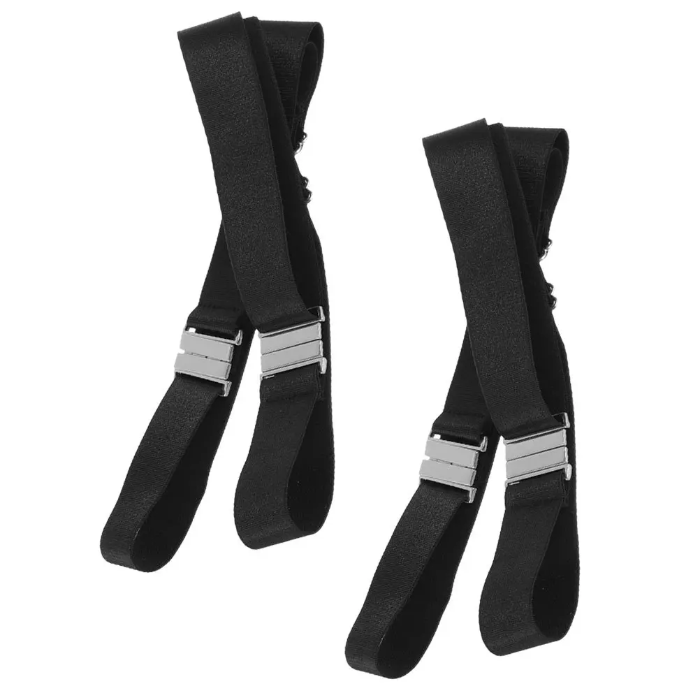 

4Pcs Plus Size Adjustable Bands Zinc Alloy Elastic Durable Leg Comfortable Secure Hold Rave Belt