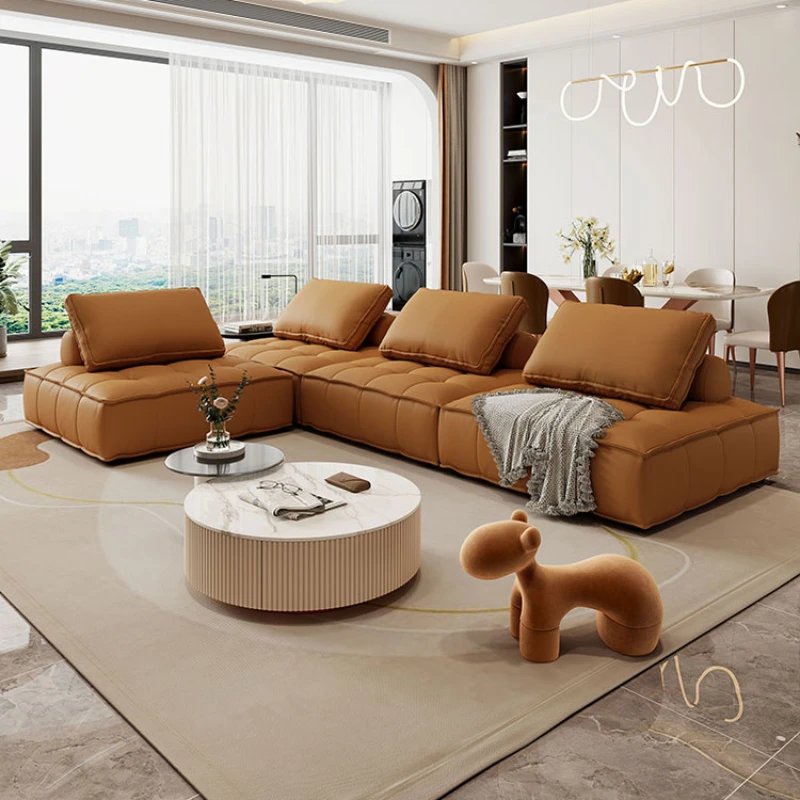 Soft Floor Sofas Cinema Relax Unusual Family Factory Cream Living Room Sofas Designer Organizer Sofa Para Sala Sofa Para Sala