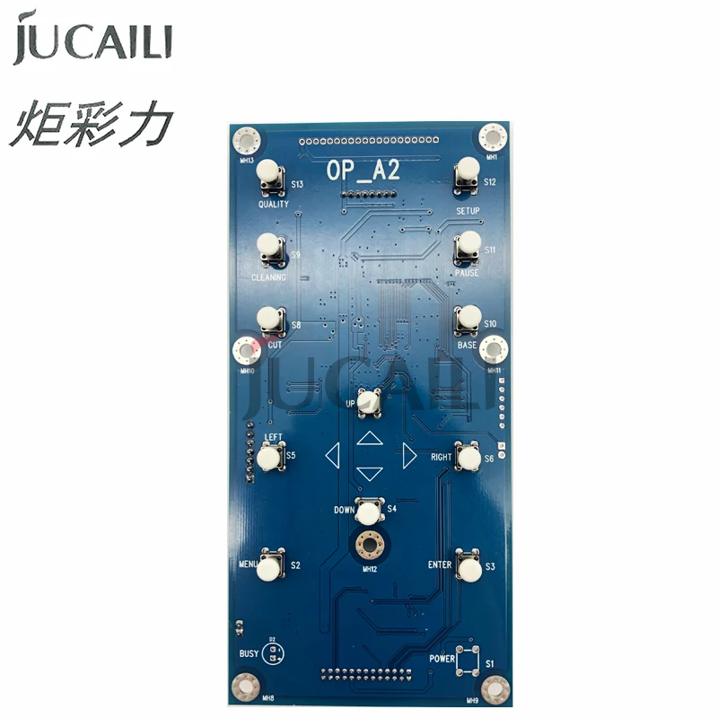 مجموعة لوحة مفاتيح Jucaili Senyang مكونة من 12 زرًا مع شاشة وكابل للطابعة Epson XP600 I3200 4720 DX5 DX7