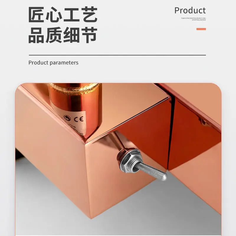 Restaurant cooked food heating lamp barbecue lamp high-end hotel food insulation table