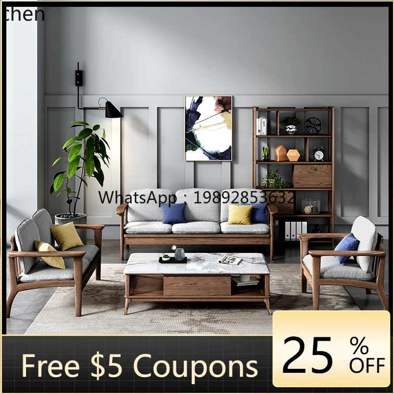 CB1 Solid Wood Sofa…