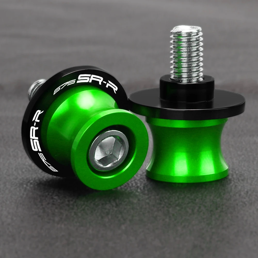 Für CFMOTO CF MOTO 675SRR 675 SR-R 675 SRR 675 2024 2025 Motorräder Zubehör 10 MM Schwinge Spulen Hinten Ständer schrauben Sliders