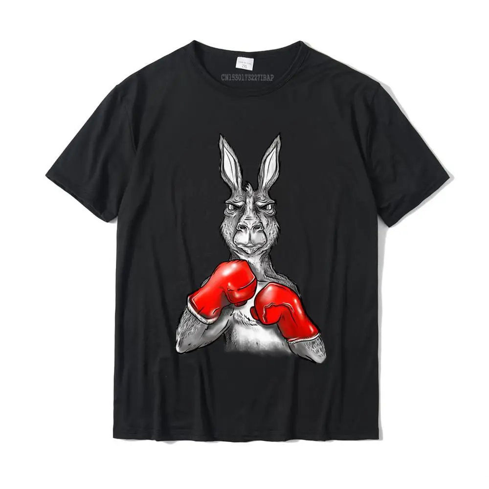Funny Boxing Roger Humor Sport Kangaroo T-Shirt Camisas Hombre Top T-Shirts Tops & Tees Faddish Cotton Design Gift Men