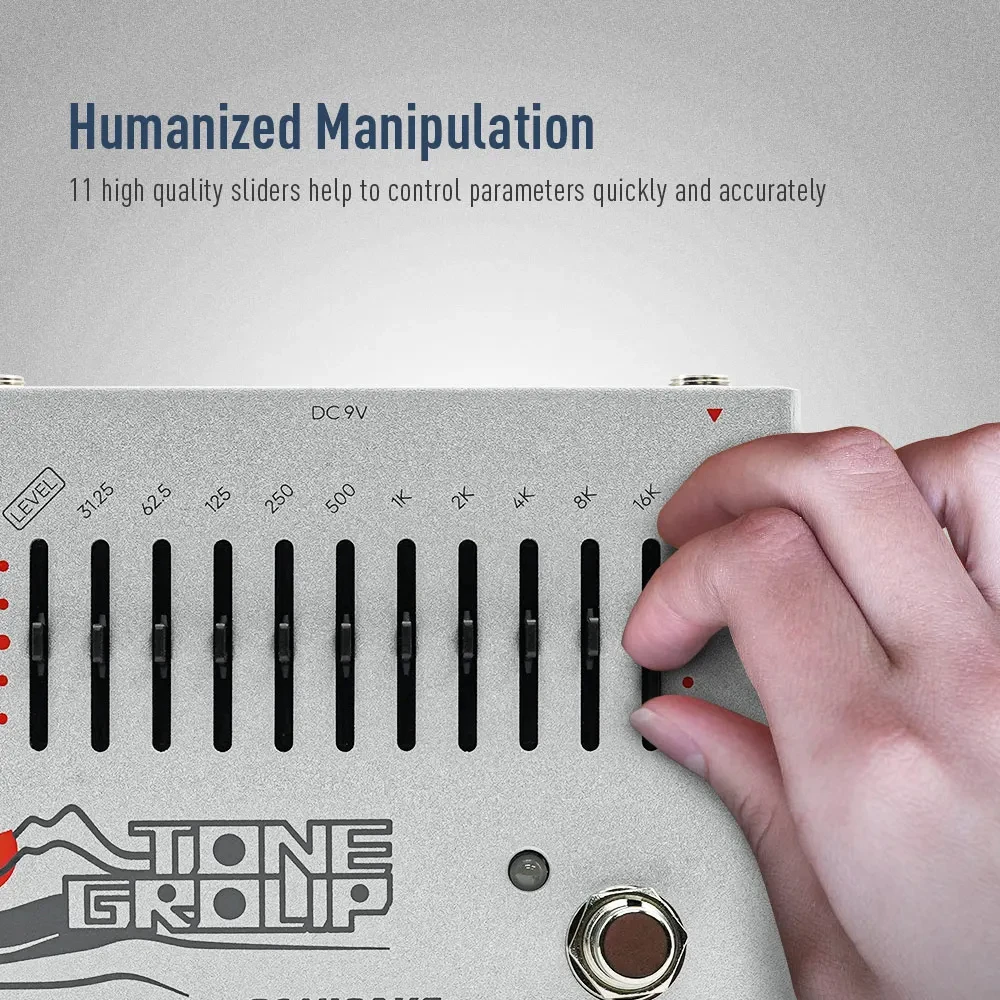 SONICAKE QDS-01 โทนกรุ๊ป อีควอไลเซอร์ 10 แบนด์ สำหรับกีตาร์และเบส