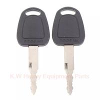 2 Pcs F900 Ignition Start Switch Door Lock Key For Doosan Daewoo DX80 Excavator new