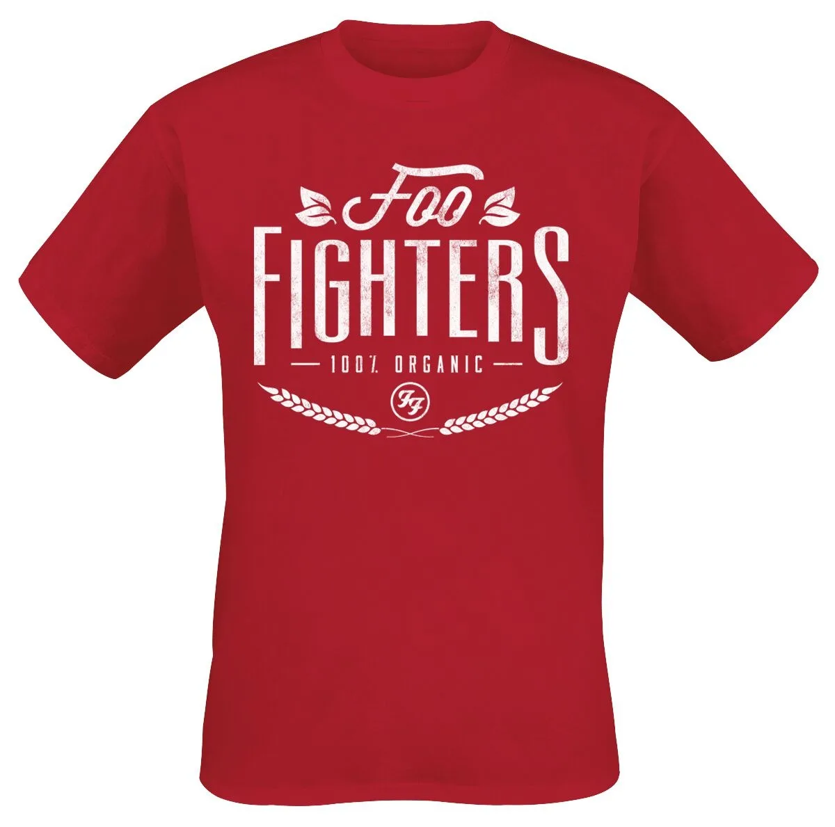 Camiseta con estampado de trigo 100% orgánico de Foo Fighters, camiseta 100% algodón unisex para fanáticos del rock