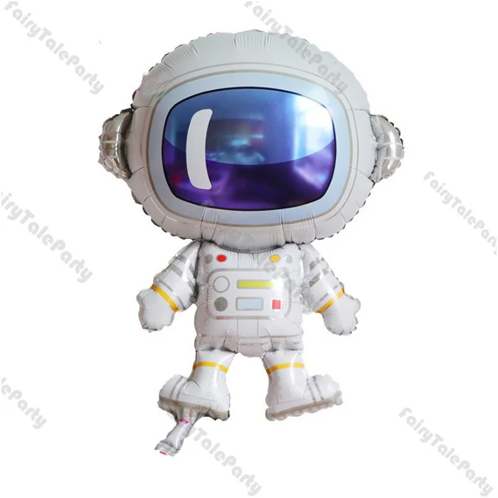 73pcs Astronaut Balloon Arch Dusty Blue Cream Peach Balloon Garland Kit Star Balloons Galaxy Themed Party Birthday Boy Backdrop