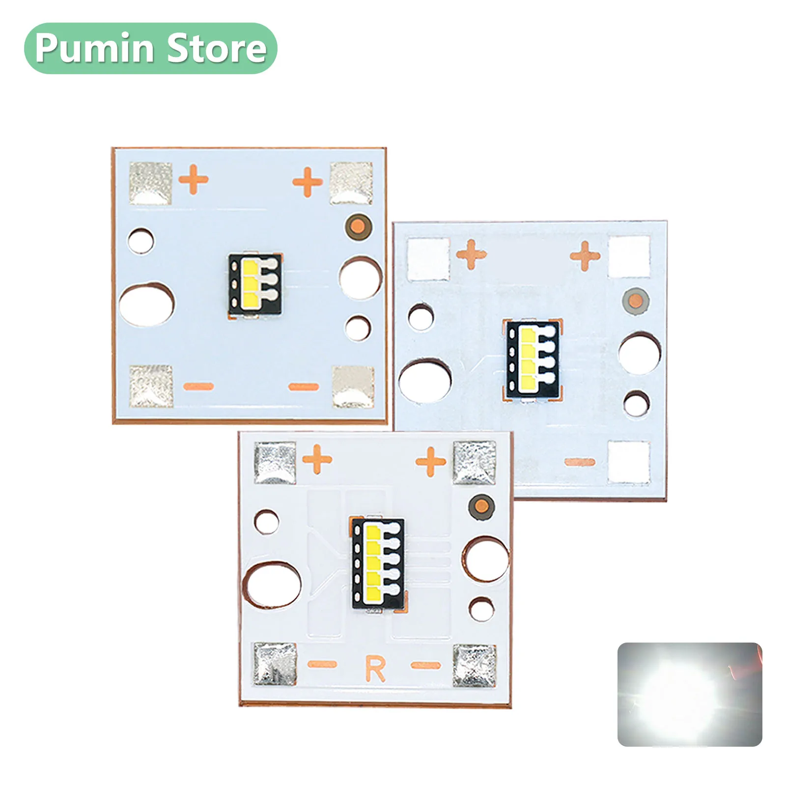 Koraliki do lamp LED zimny biały 6500-7000K 15W DC9-11V 20W DC12-14V 25W DC15-17V reflektor samochodowy lampa ChipLight akcesoria samochodowe