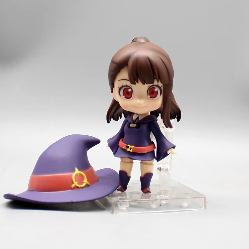 10.5cm Anime Q Version # 747 Model Little Witch Academia Nendoroid Figures Akko Kagari Action Figure Movable PVC Collection Toys