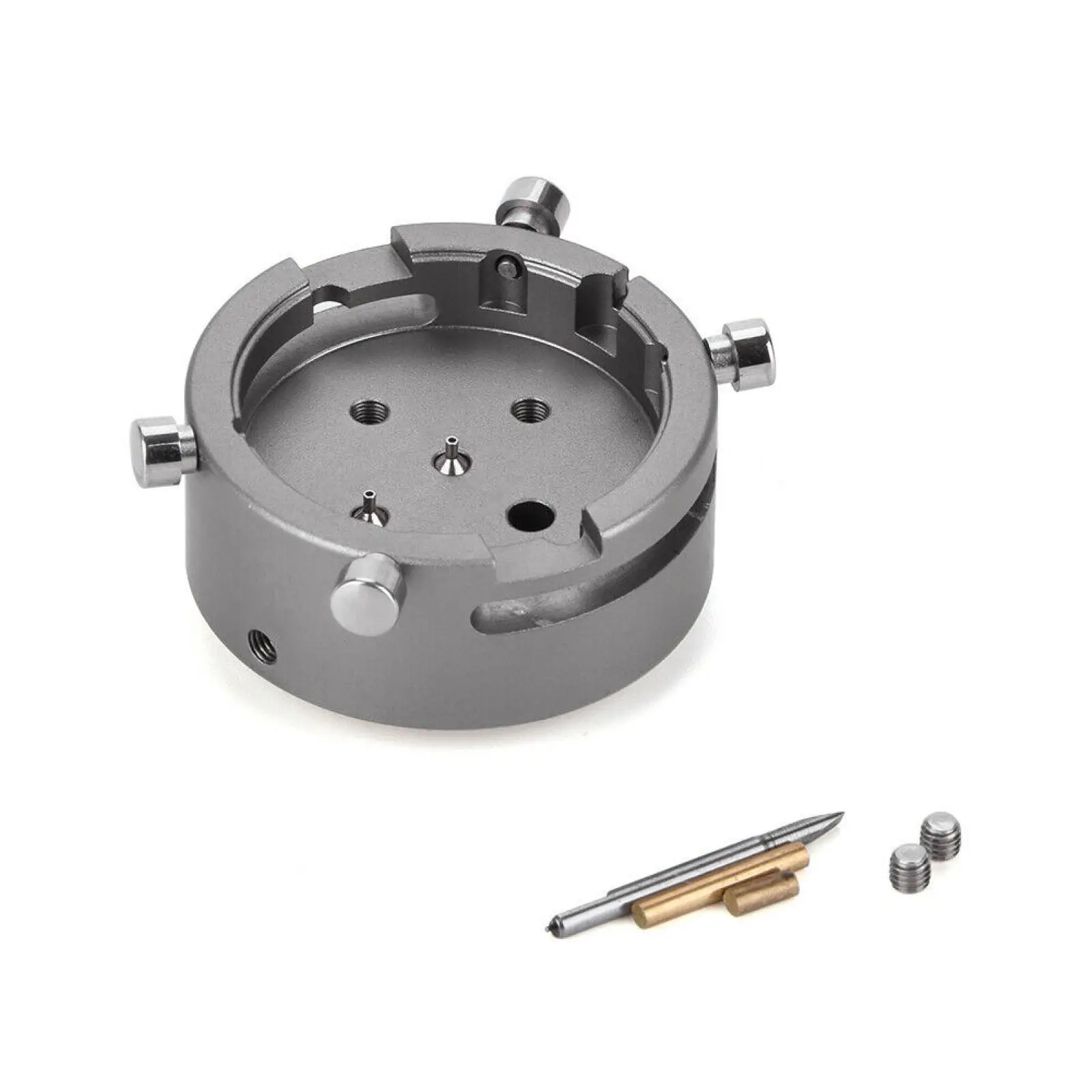 Watch Movement Holder Base for ETA 7750 7751 7753, Stainless Steel Chronograph Repair Stand for Watchmaker Tool