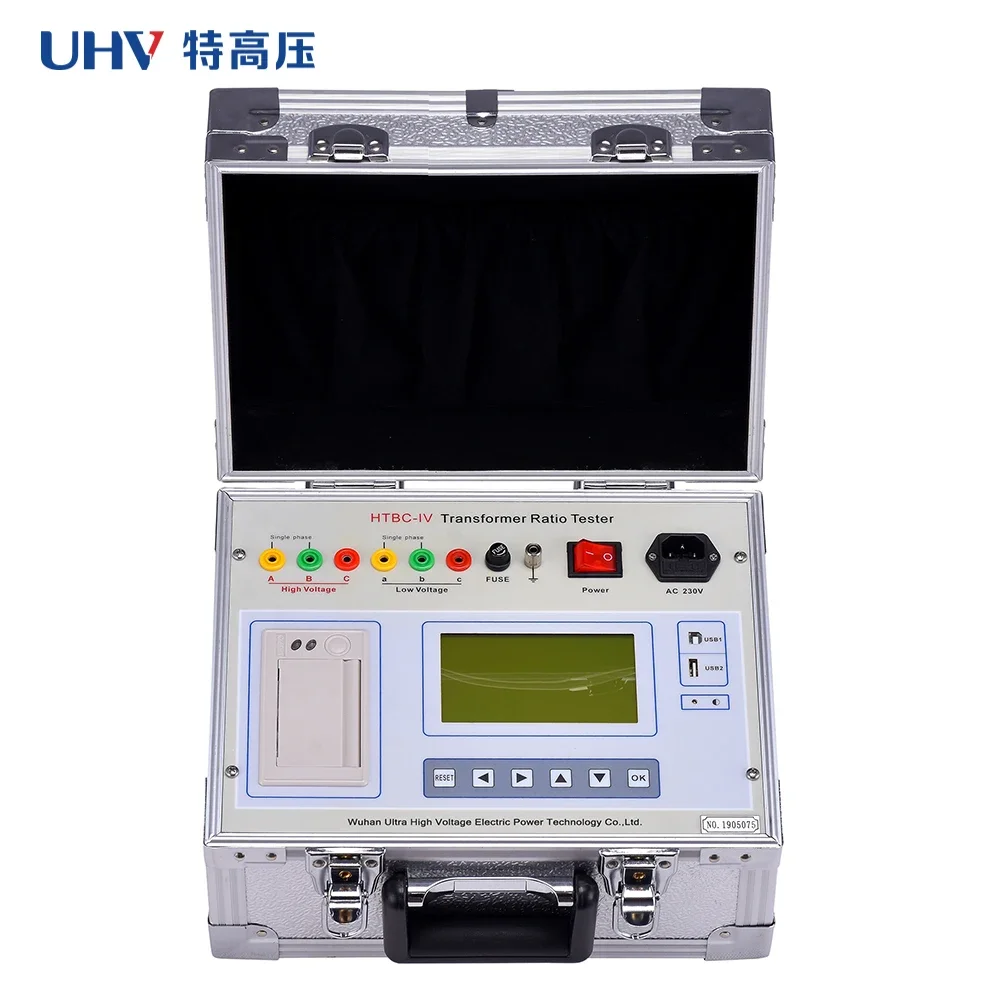 UHV-331 Low Price 0.8-10000 Automatic Digital TTR Meter Portable Three Phase Transformer Turns Ratio Tester