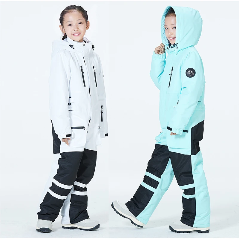 

Children's Snowsuit Jumpsuit Suits Wear Snowboarding Waterproof Ski Outdoor Costumes Windproof Winter Boy's and Girl's Clothing