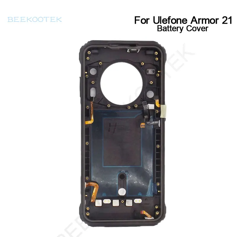 Original New Ulefone Armor 21 Battery Cover Back Cover With Receiver Fingerprint Mic Cable flex FPC For Ulefone Armor 21 Phone