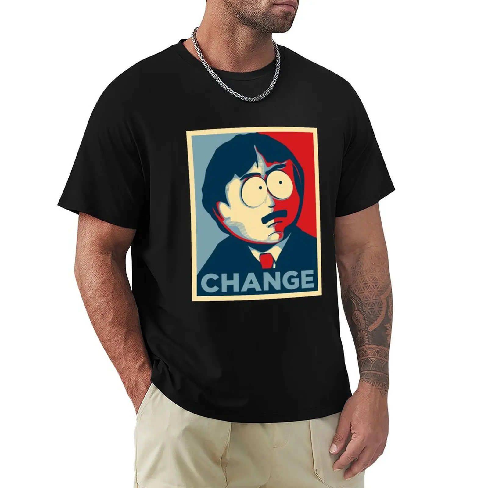 Randy Marsh - CHANGE T-Shirt graphic t shirt vintage sports fans graphic tee shirt cotton graphic tees men workout shirt