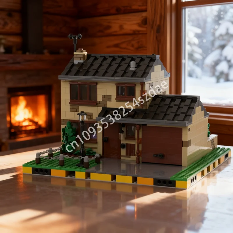 1531 قطعة MOC محرك خاص منزل مرصد نموذج اللبنات لعبة البناء تجميع هدايا عيد الميلاد لتقوم بها بنفسك فكرة التعليم #1