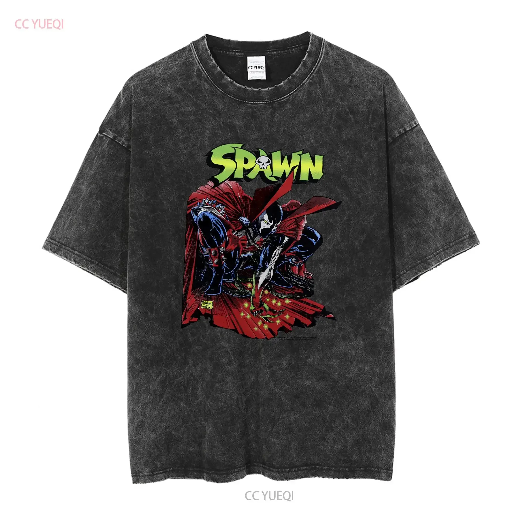 Vintage Spawn Movie T Shirt Cotton S 5XL KV8958 vintage Washed designer clothes homme Breathable Unisex Top For Everyday Wear