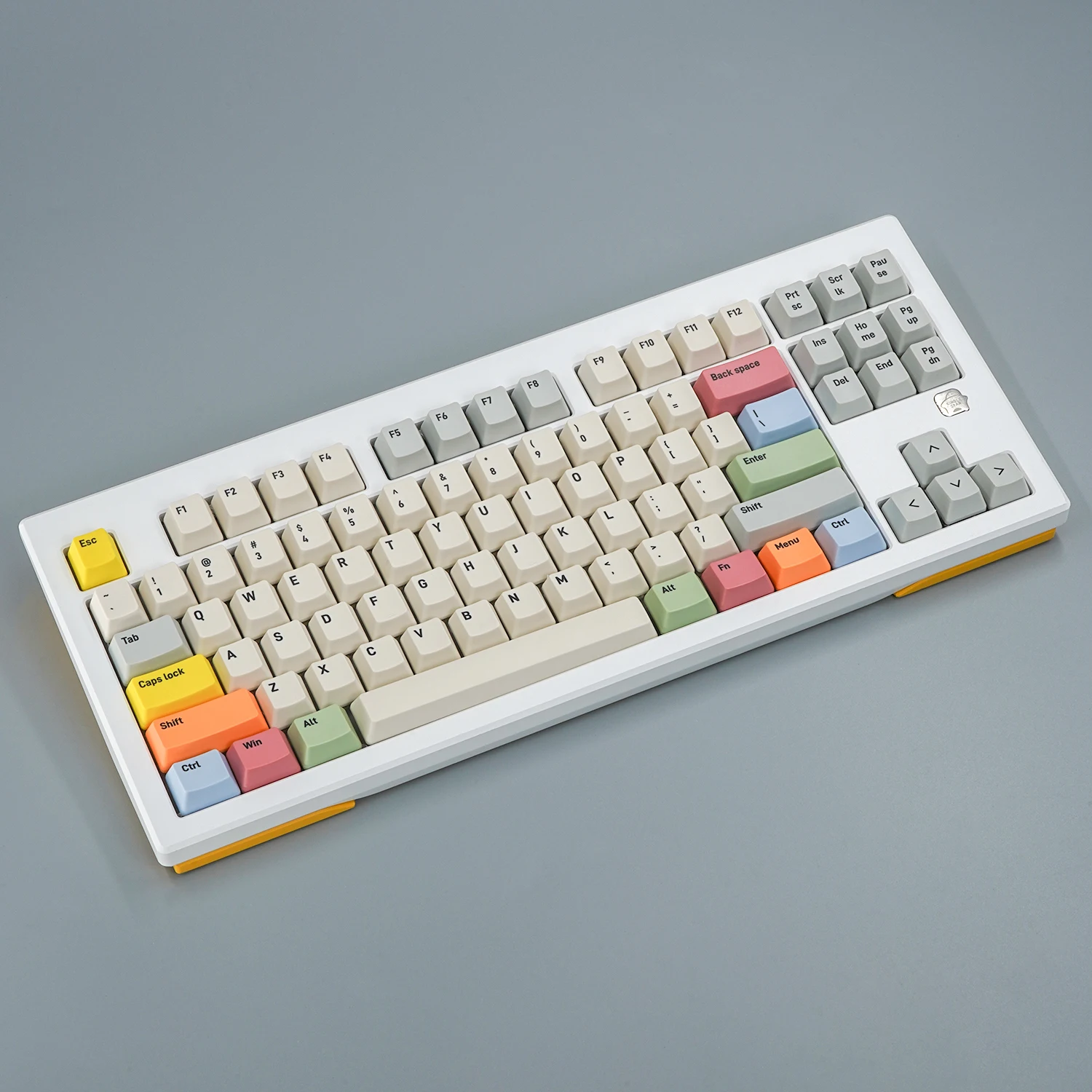 NPKC-teclas de perfil OEM ruso coreano de lona, juego de teclas PBT, teclas de sublimación de tinte para interruptor MX, tapa de teclado mecánico