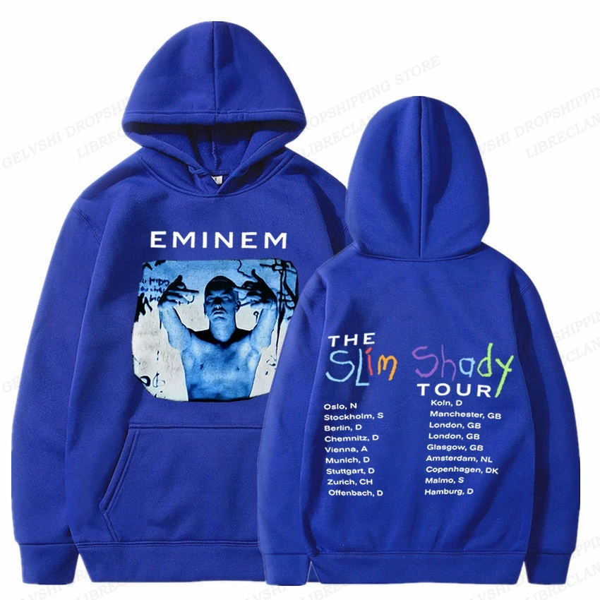 Hip Hop Eminem Hoodie Men Women Fashion Hoodies Kids Hoodies Women Sweatshirts Boy Coats Slim Shady Sweats Rapper Clothes Punk