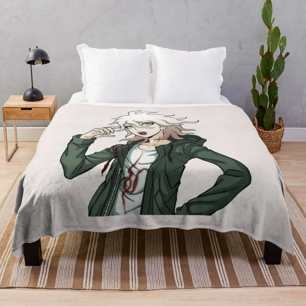 

Nagito Komaeda Throw Blanket decorative Heavy Blankets