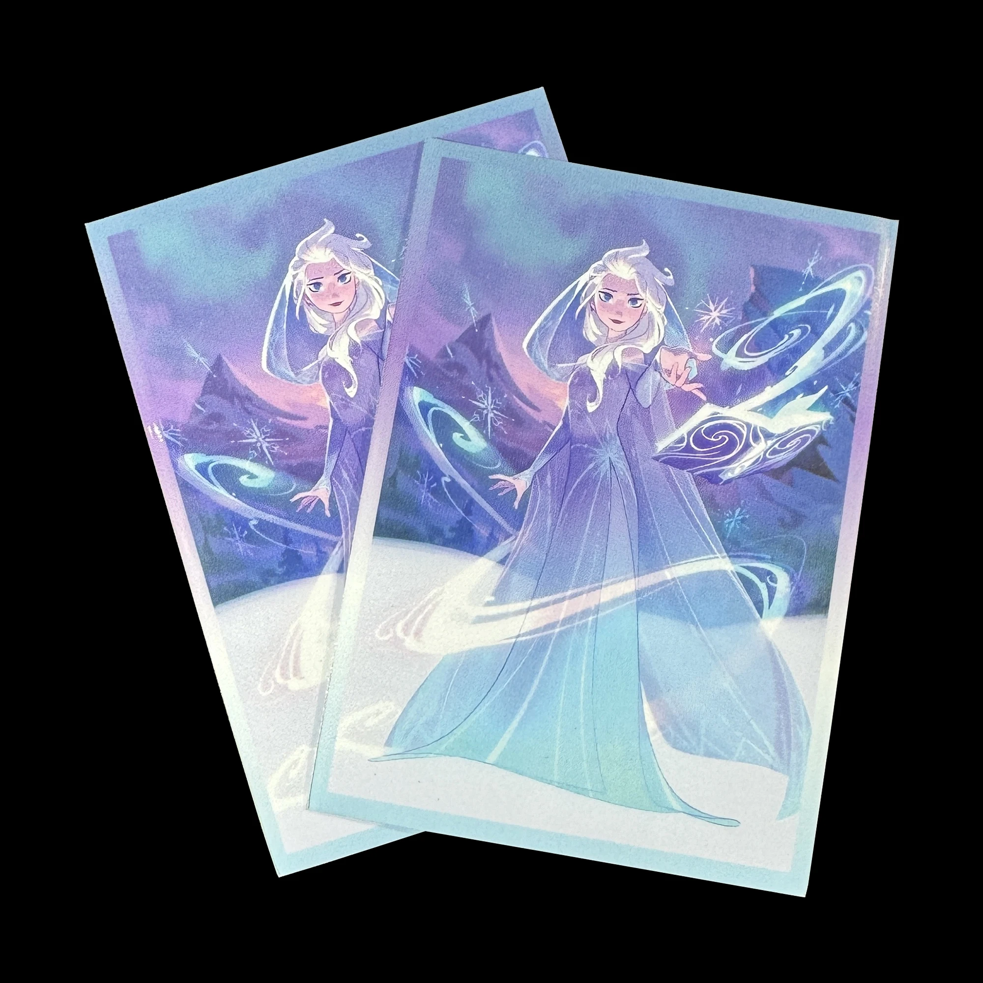 Lorcana Elsa Card Sleeves Standard Size Trading Card Protectors Transparent Playing Games Protector Cards Folder Case 66x91mm