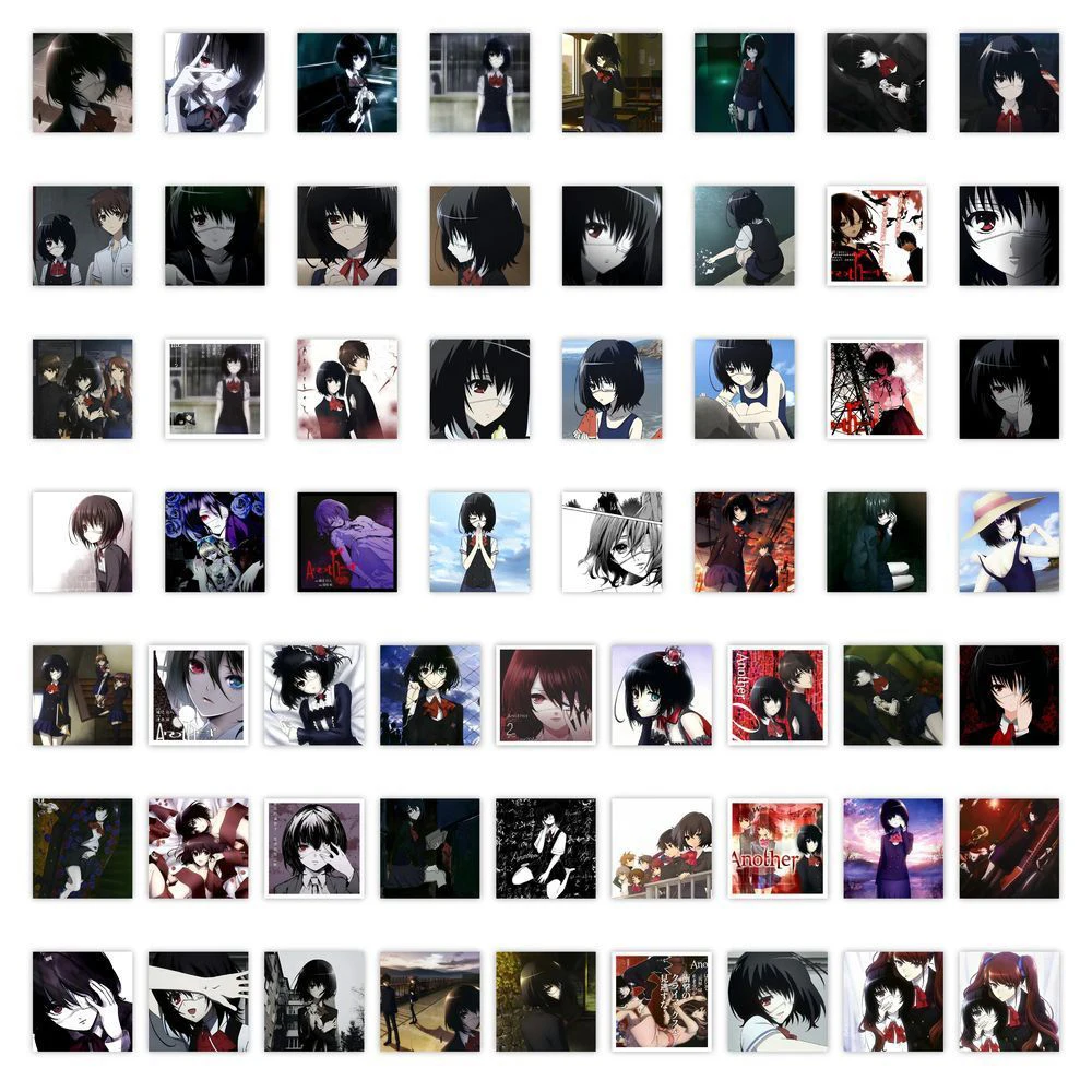 10/30/59 قطعة الفتيات ميساكي مي ملصقات الكرتون آخر أنيمي ملصق محمول سكيت حقيبة الهاتف الأمتعة الديكور مائي