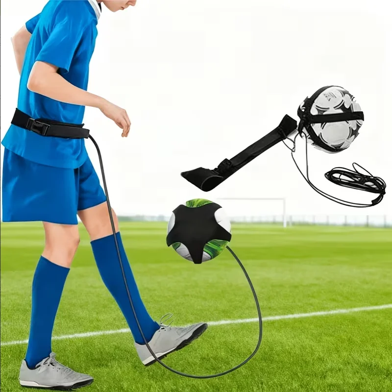 Soccer Training Aid Rebound Belt with Ball Pouch, Special Control & Juggling Training Equipment for Adults Teenagers, Adjustable