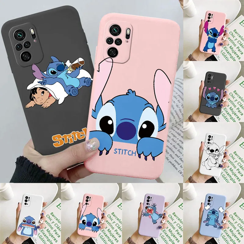 Stitch Case For Poco M5S PocoM5S Protective Cover Anime Cartoon Soft Silicone Funda For Poco M5 S Bumper Capa Cute Stitch Love?