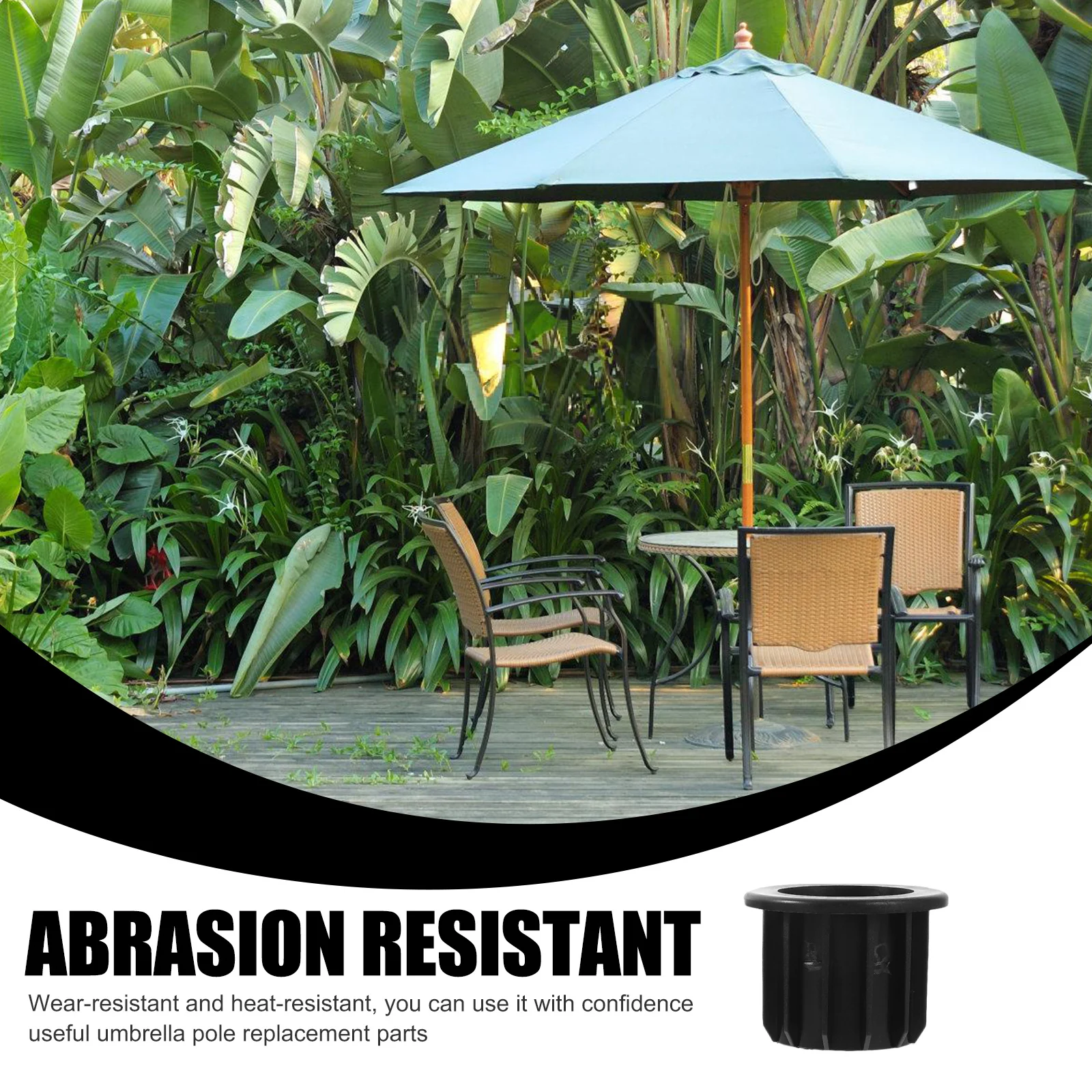 

1Set Umbrella Base Hole Cover Plug Cap Silicone Durable Outdoor Patio Umbrella Stand Replacement Parts Accessories