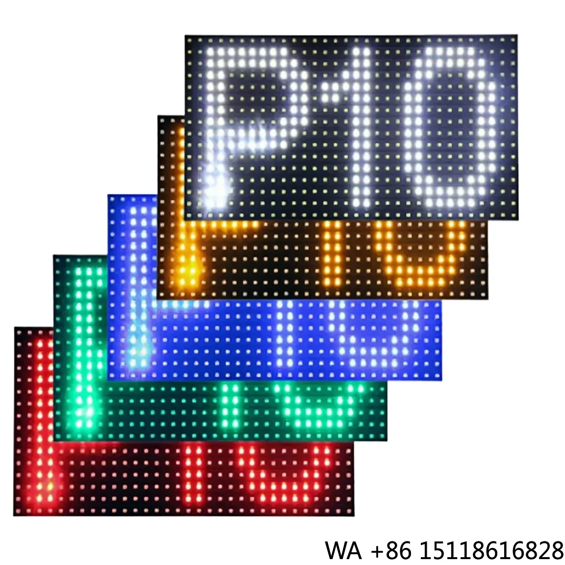 High Brightness P2.5 Single Color Indoor LED Display Module 320x160MM IP65 Waterproof Sunlight Readable Digital Signage 1 Year