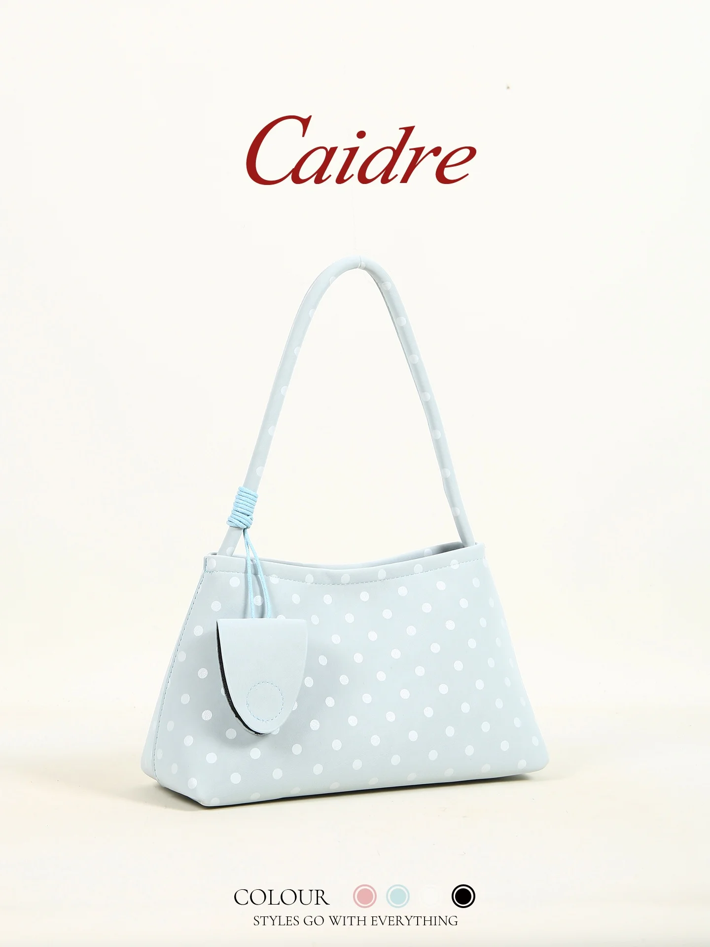 

New Arrival Korean Style Polka Dot Handbag Single Shoulder Small Carryall Bag Taste 49 Return Difference