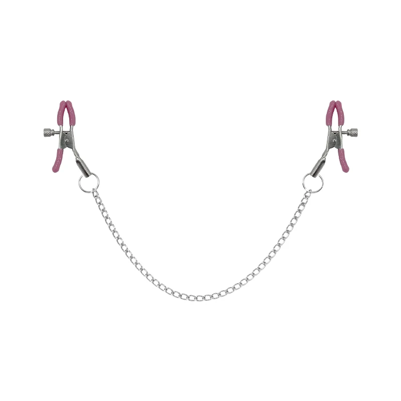 Metal Nipple Clamp With Metal Chain for Women Fetish To Breast Labia Clip Stimulation Massager Bondage Sex Products Adult