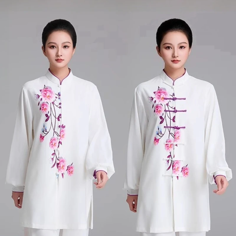

Tai Chi Kung Fu Suit Chinese Traditional Martial Arts Uniform for Women and Men Fluid Drape Breathable & Comfortable