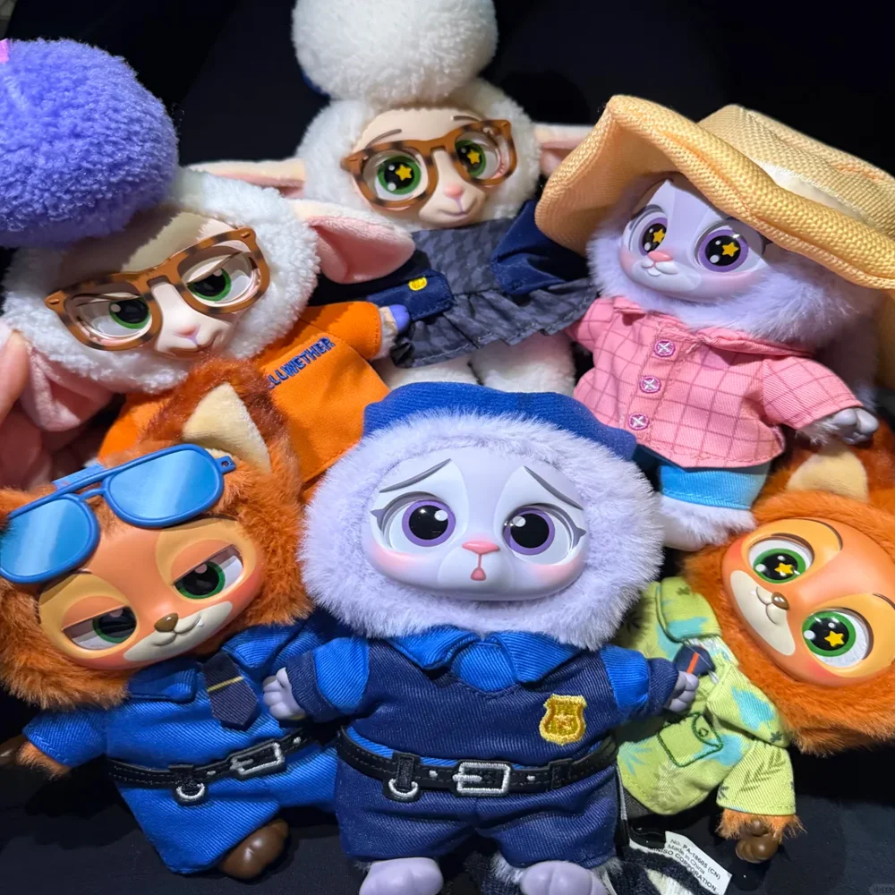 

2026Новый MINISO Zootopia виниловая серия слепая коробка милый персонаж мультфильма виниловая плюшевая сумка кулон игрушка кукла загадочная коробка подарок на Новый год