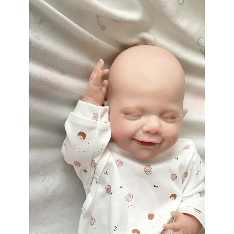 

Виниловые куклы реборн NPK на все тело, 19 дюймов, 5,5 дюймов, кожа стандарта 3D с видимыми венами, водонепроницаемая