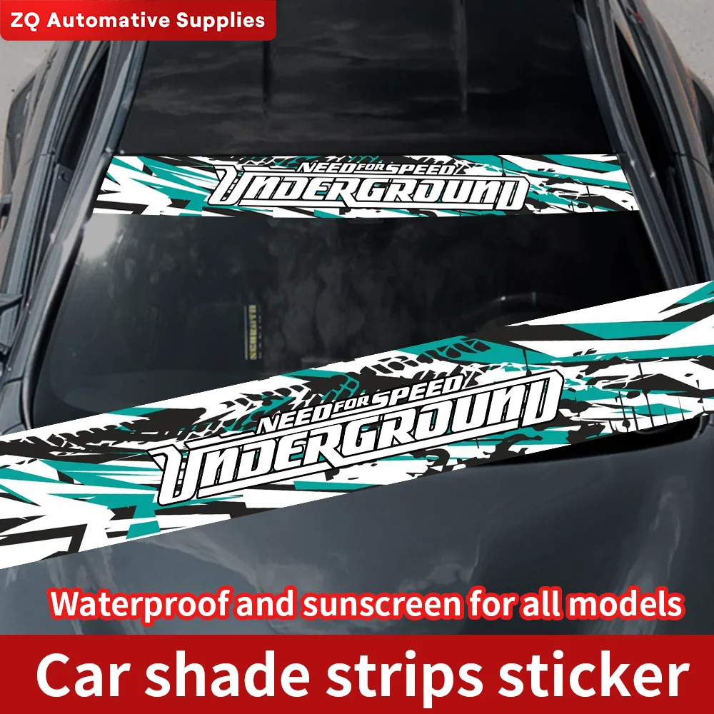 

NEED FOR SPEED Car Front and Rear Windshield Stickers Waterproof Sunscreen Windscreen Banner Decal Window Sticker Accessories