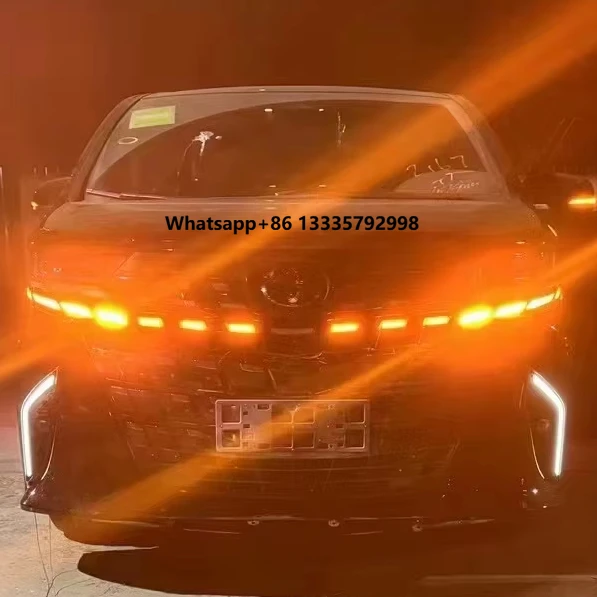 

Hot Sale High Quality Car Grille with Light for Alphard 40