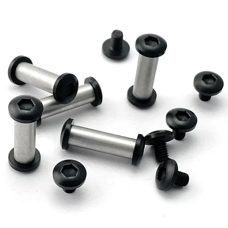 ステンレス鋼の留め金のネジ,4個のm3のセット,取り付けられた家具の付属品